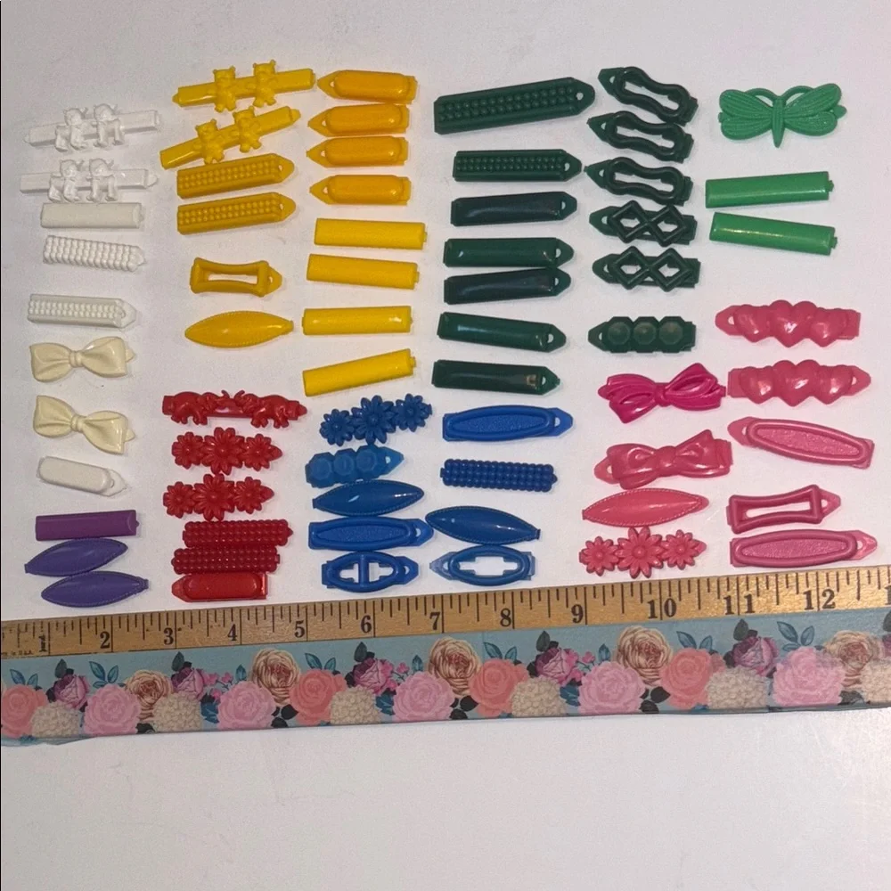 GOODY Vintage Snap-Tight Kiddie Barrettes 1980s Vintage Plastic barrettes